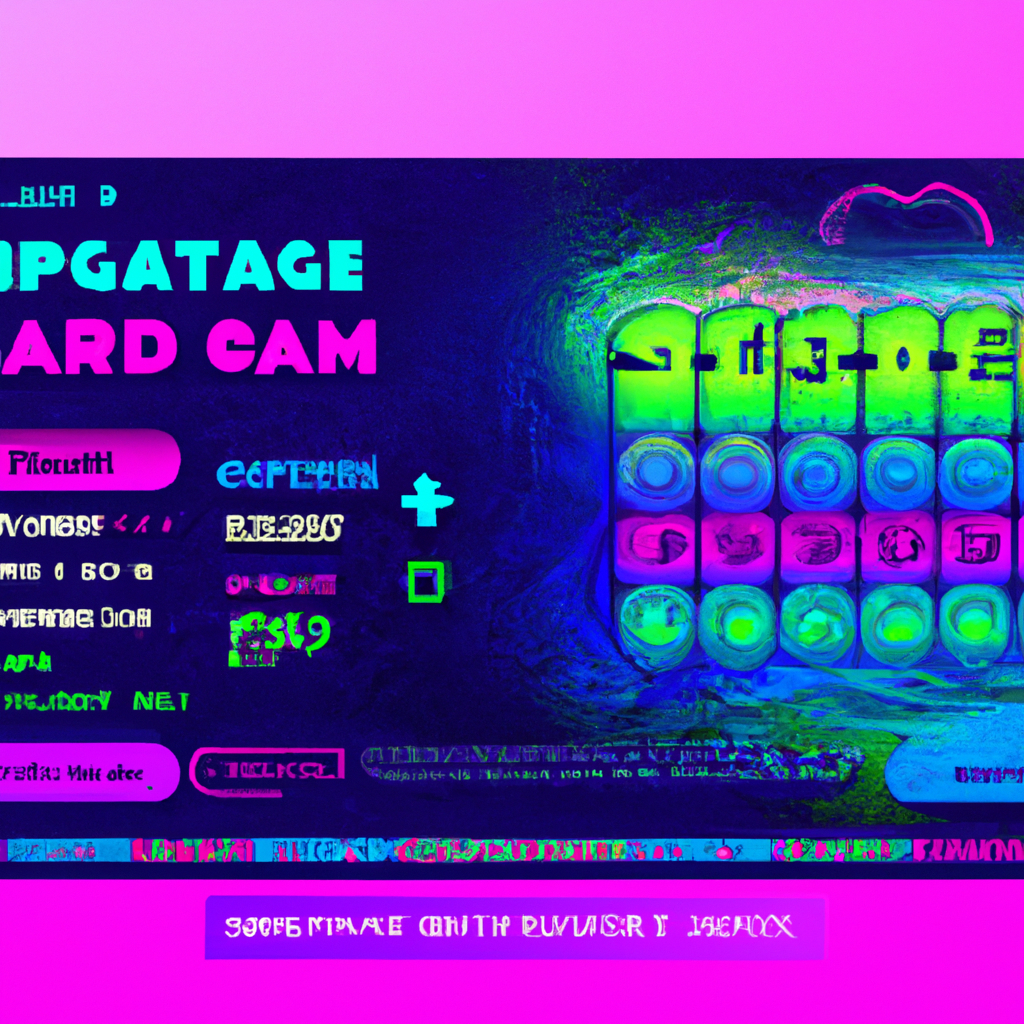 PlayForge UI screenshot with neon HUD
